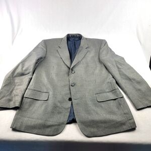 Adolfo textured silk and wool blend 3 button sportscoat Size 44R